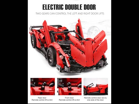Foto: Klemmbaustein Mould King RC Lamborghini Veneno 1 zu 8 (13079)