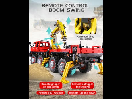 Foto: Klemmbaustein Mould King Knickgelenkter Forstwagen (13146)