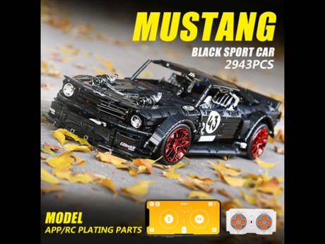 Foto: Klemmbaustein Mould King Ford Mustang Hoonicorn 1 zu 8 (13108)