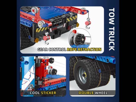 Foto: Klemmbaustein Mould King RC Abschleppwagen (15020)
