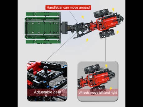 Foto: Klemmbaustein Mould King RC Traktor (17005)