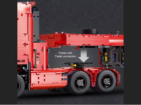 Foto: Klemmbaustein Mould King Traktor-LKW (19005T)