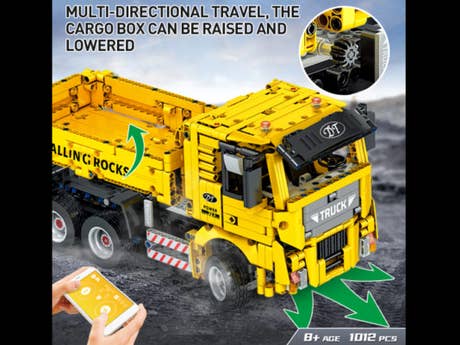 Foto: Klemmbaustein Mould King RC Muldenkipper (15025)