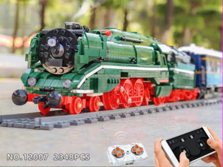Foto: Klemmbaustein Mould King RC BR18 201 Deutscher Express (12007)