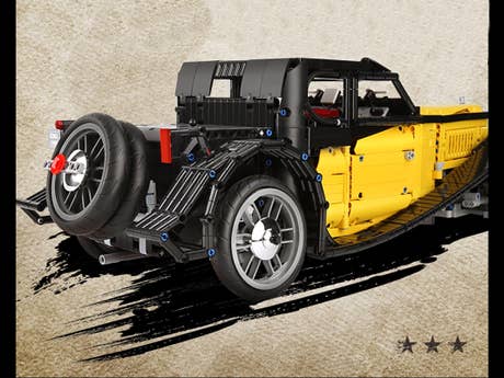 Foto: Klemmbaustein Mould King Bugatti 50T (13080)
