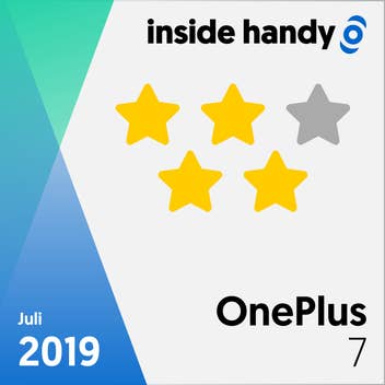Testsiegel des OnePlus 7 mit 4 von 5 Sternen