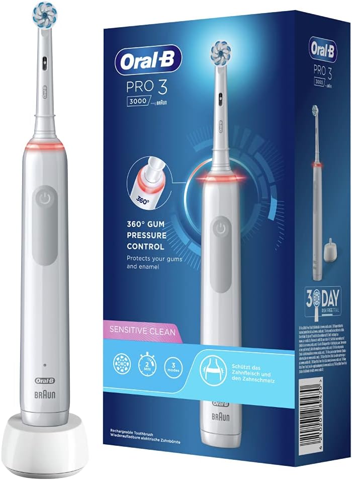 Die Oral-B PRO 3 3000 punktet mit einer herausragenden Reinigungsleistung und gleichzeitig erschwinglichen Anschaffungs- und Betriebskosten.