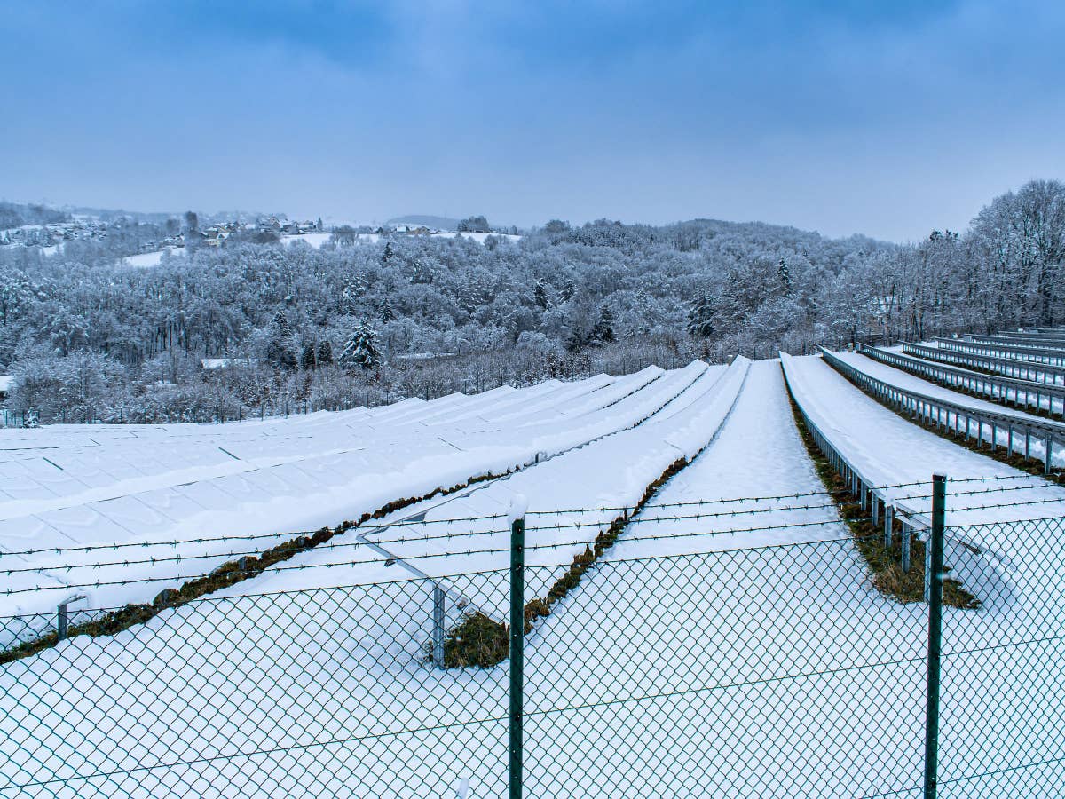 PV-Anlage von Schnee räumen - Darum rät der Balkonkraftwerk-Erfinder davon ab