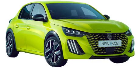 Peugeot_Neuer e-208_seitlich vorn_grün