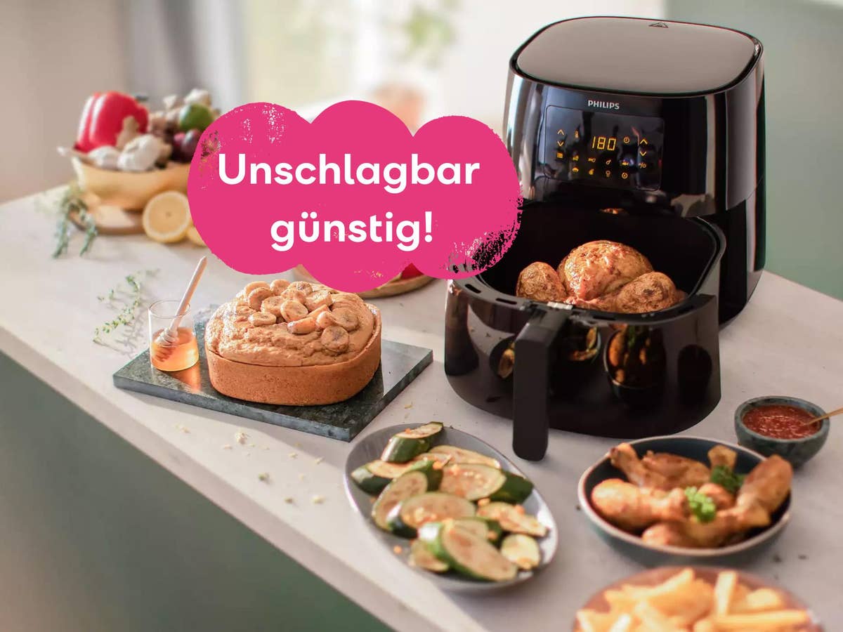 Philips Airfryer im Angebot - Diese Heißluftfritteuse ist jetzt deutlich günstiger Philips Airfryer im Angebot - Diese Heißluftfritteuse ist jetzt deutlich günstiger