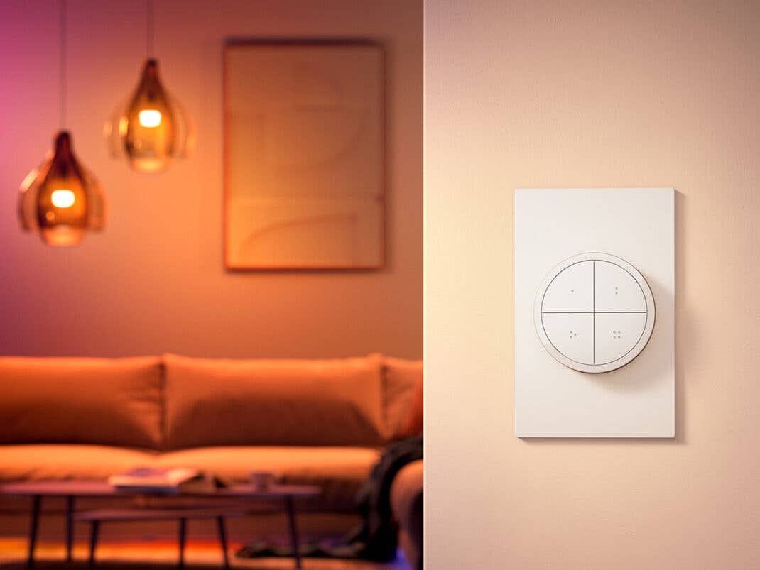 Philips Hue Tap Dial-Schalter ermöglicht flexible Lichtszenensteuerung