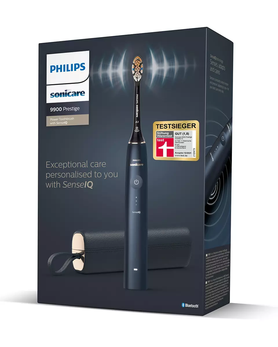 Philips Sonicare 9900 Prestige: Überzeugt als Testsieger mit exzellenter Reinigungsleistung und vielfältigen Funktionen