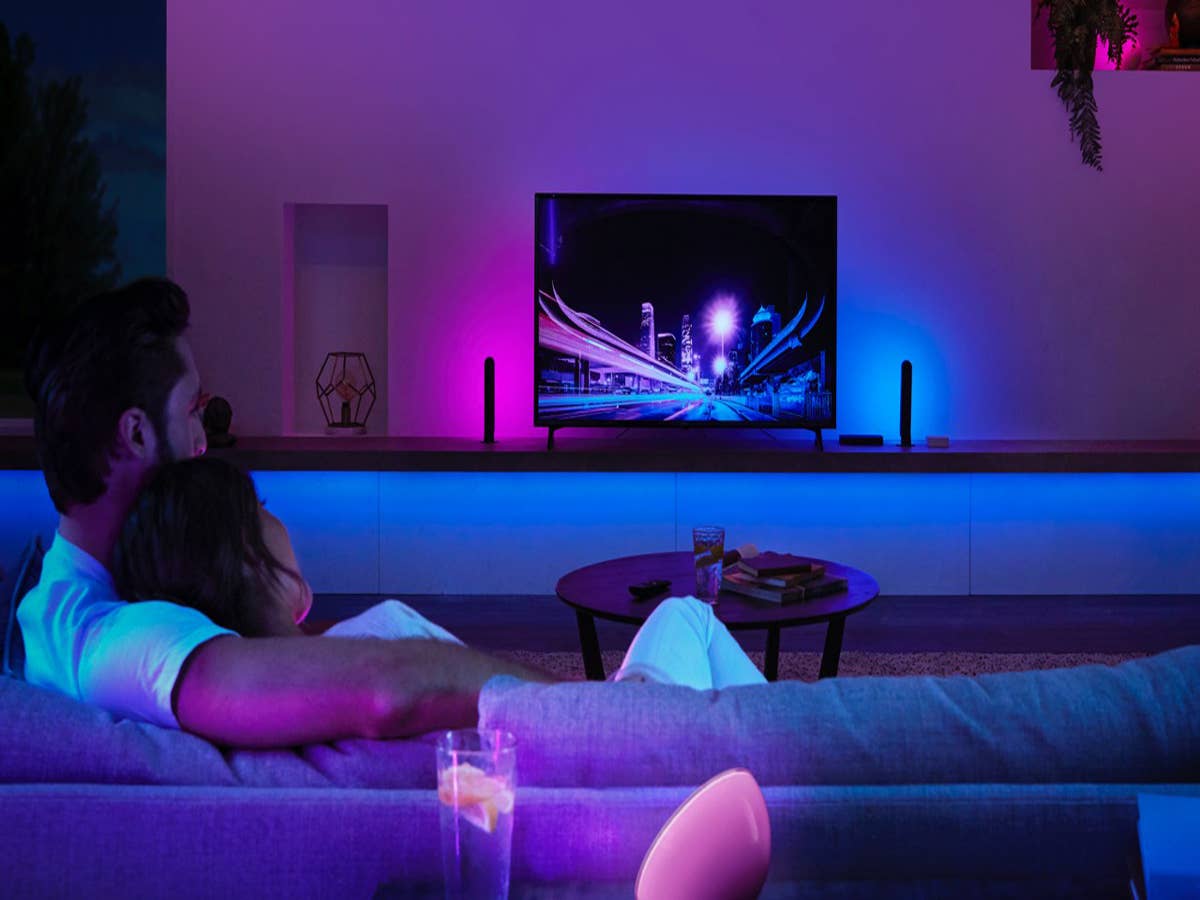 Ambilight im Wohnzimmer