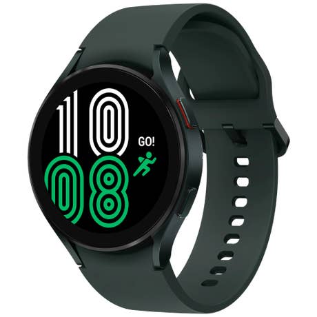 Samsung Galaxy Watch 4 44mm - Seite mit Band schräg - Grün