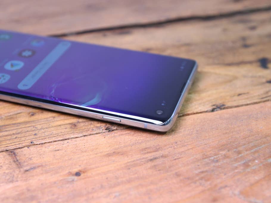 Hands-On Foto des Samsung Galaxy S10