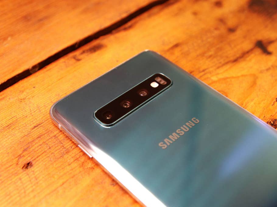 Hands-On Foto des Samsung Galaxy S10