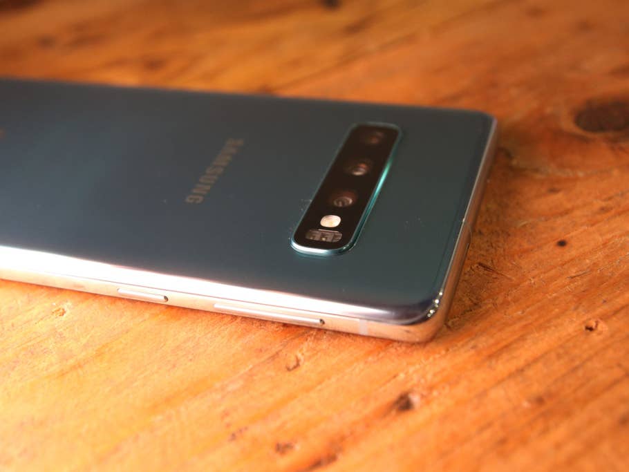 Hands-On Foto des Samsung Galaxy S10