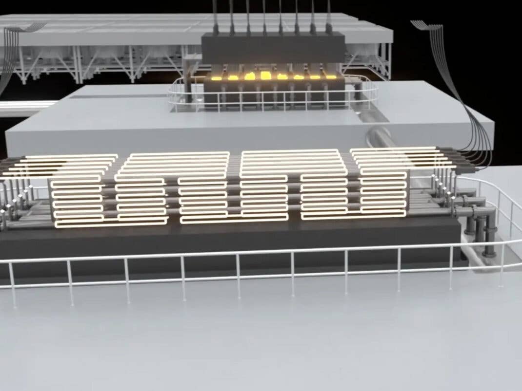 Schematische Darstellung von Sun in a box