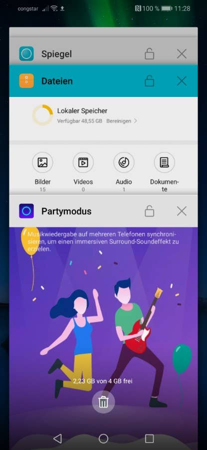 Der Partymodus des Honor 8X