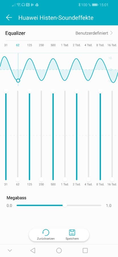 Equalizer mit Megabass Steuerung