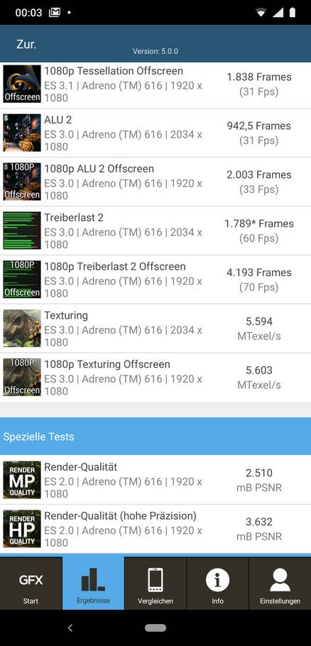 Benchmarktest mit dem Nokia 8.1