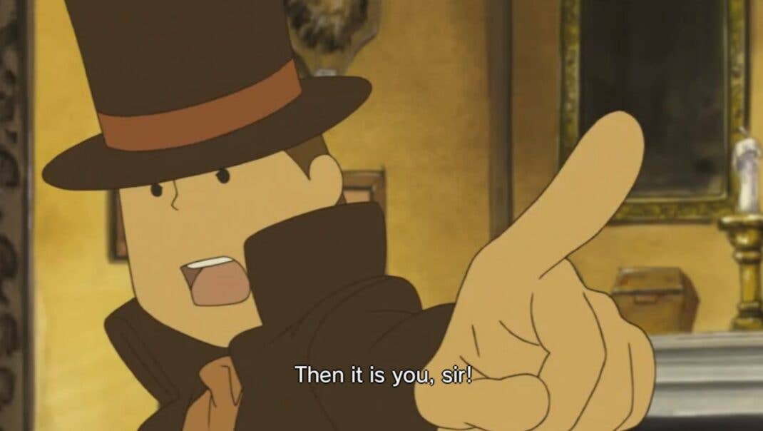 Professor Layton ist kein Detektiv, löst aber Fälle, als wäre er einer.