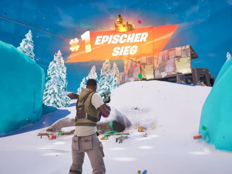 Sieg bei Fortnite