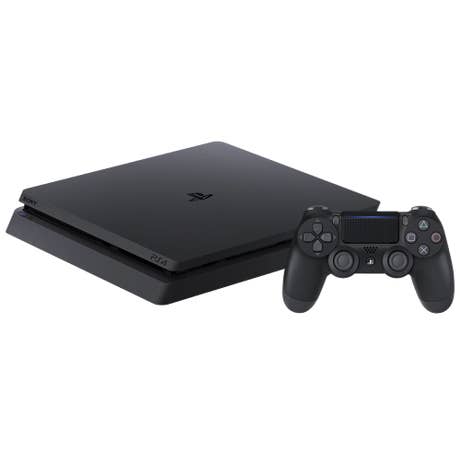 Sony PlayStation 4 - Front schräg mit Controller