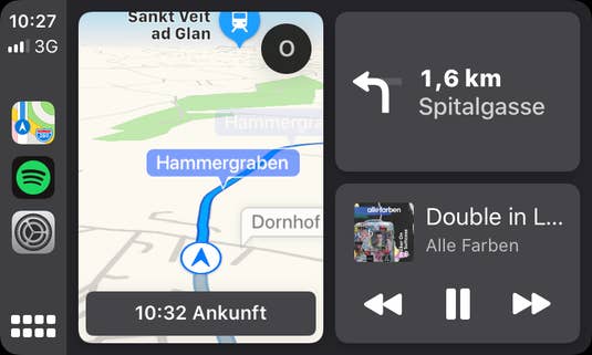 Die neue Übersichtsseite mit 3 Fenstern