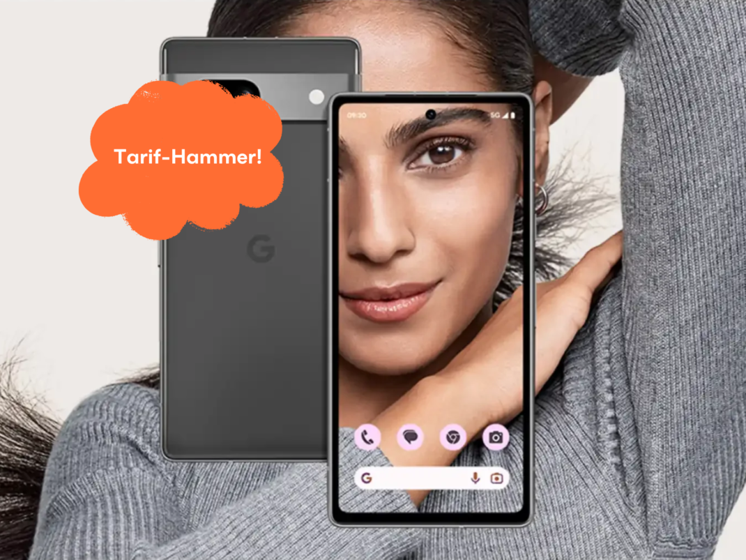 Google Pixel 7a erstaunlich günstig: Effektiv unter 10 Euro pro Monat