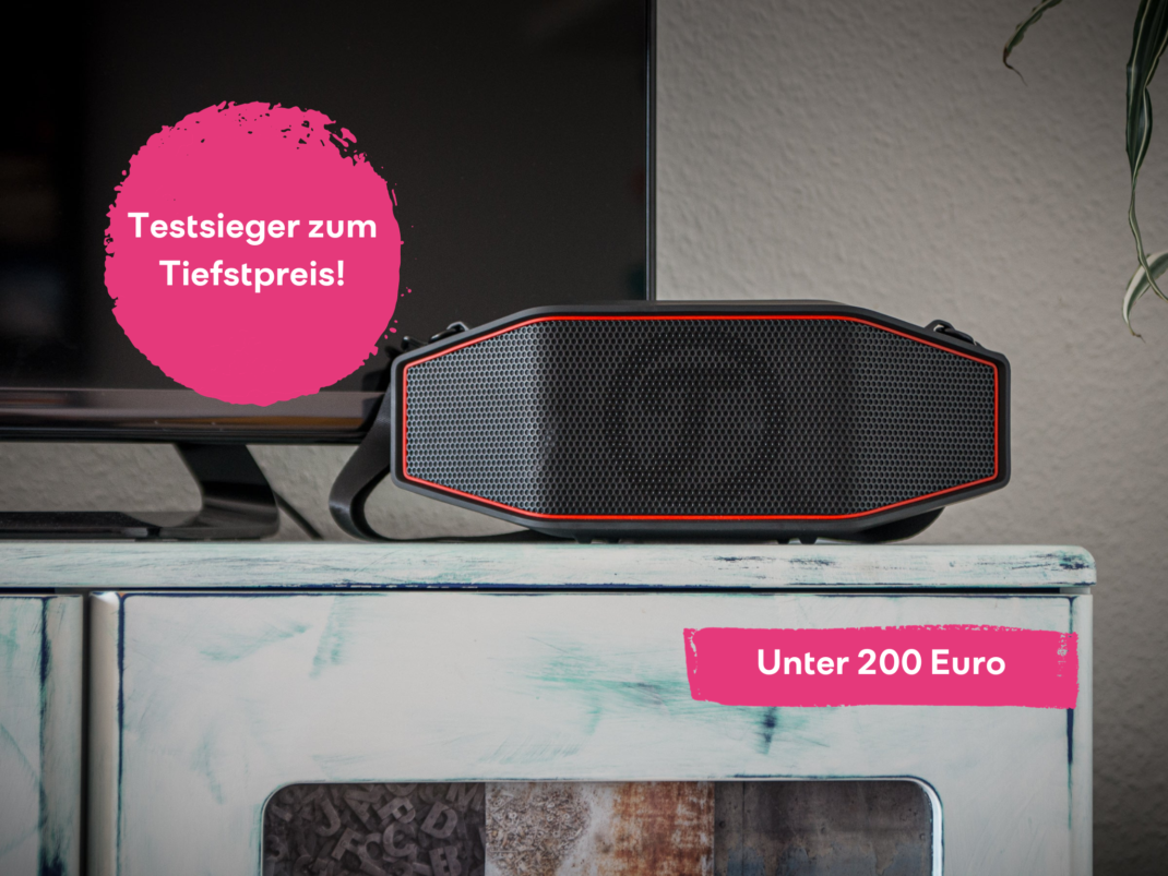 #Der beste Bluetooth-Lautsprecher rutscht auf unter 200 Euro: So billig war der Testsieger noch nie