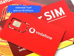 Unbegrenzt surfen bei Vodafone für 39,99 Euro