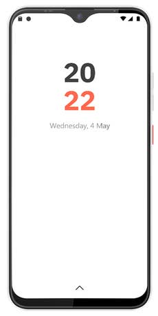 Volla Phone 22 Front in weiß