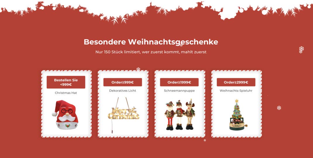 Weihnachtsgeschenke von Oukitel
