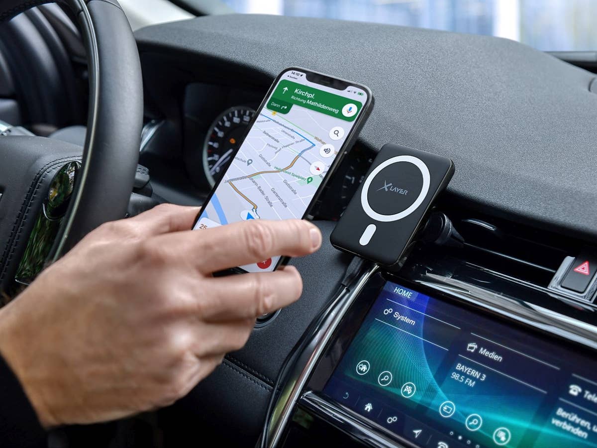Handyhalterung Auto Smartphone KFZ Magnet Lüftung Halter für Tesla
