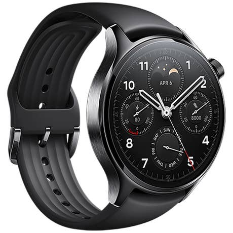 Xiaomi Watch S1 Pro - Seite mit Band schräg - Schwarz