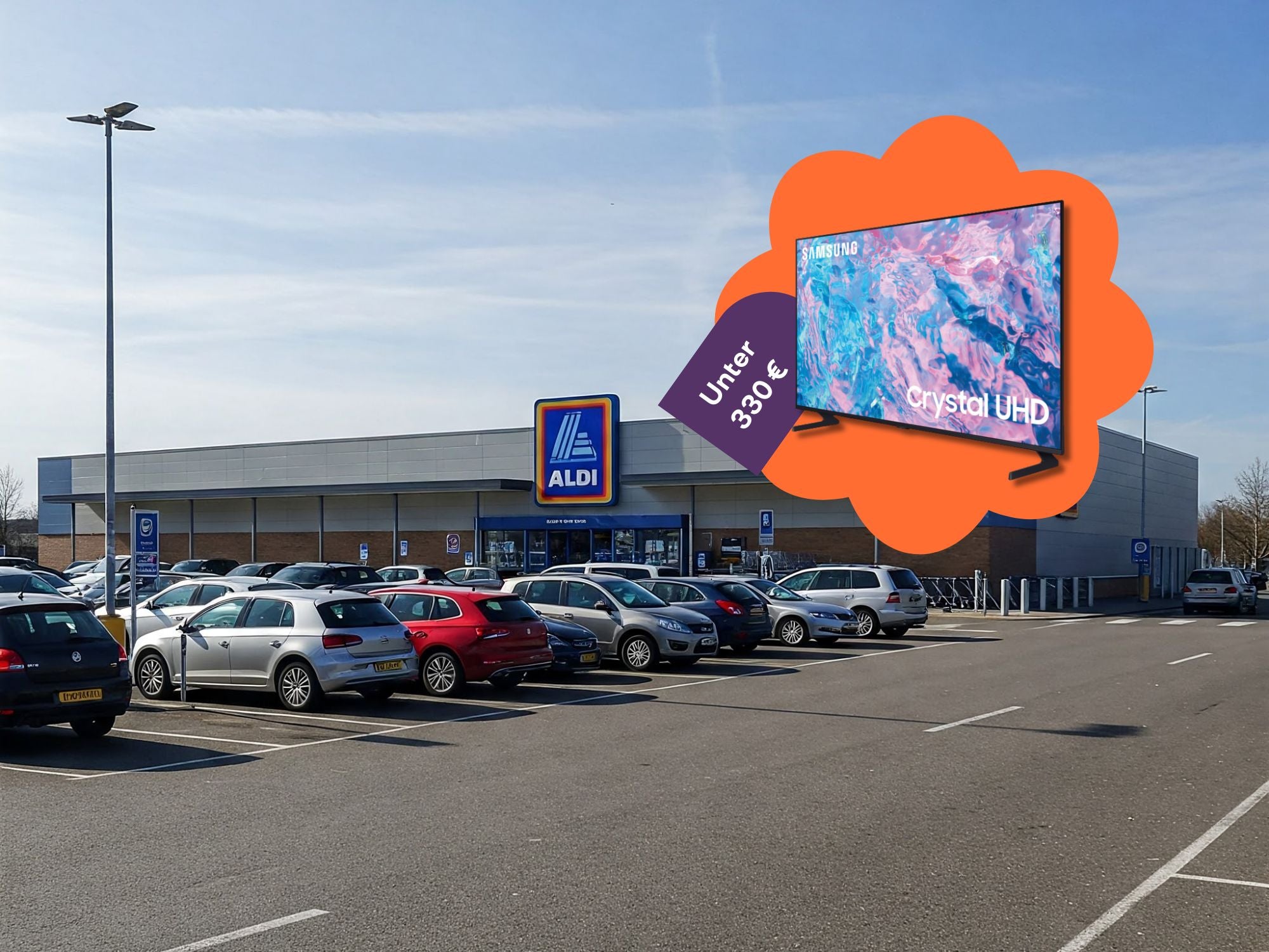 #Absurd günstig: Aldi will jetzt weniger als 330 Euro für diesen 4K-TV von Samsung
