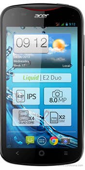 ACER Liquid E2 Duo Datenblatt - Foto des ACER Liquid E2 Duo