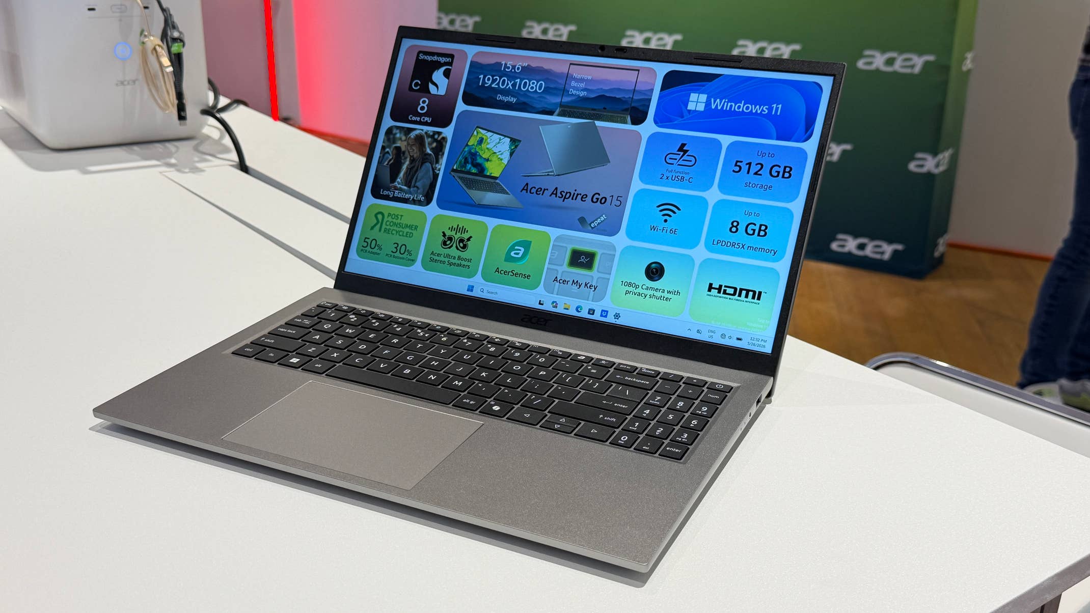 Acer Aspire Go15 mit Snapdragon C