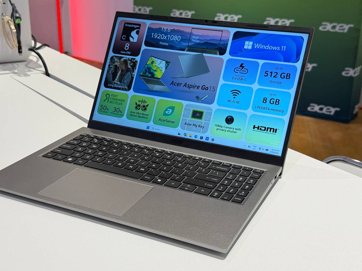 Acer Aspire Go15 mit Snapdragon C Acer Aspire Go15 mit Snapdragon C