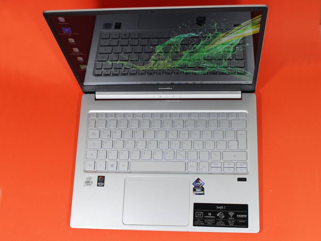 Tastatur des Acer Swift 3