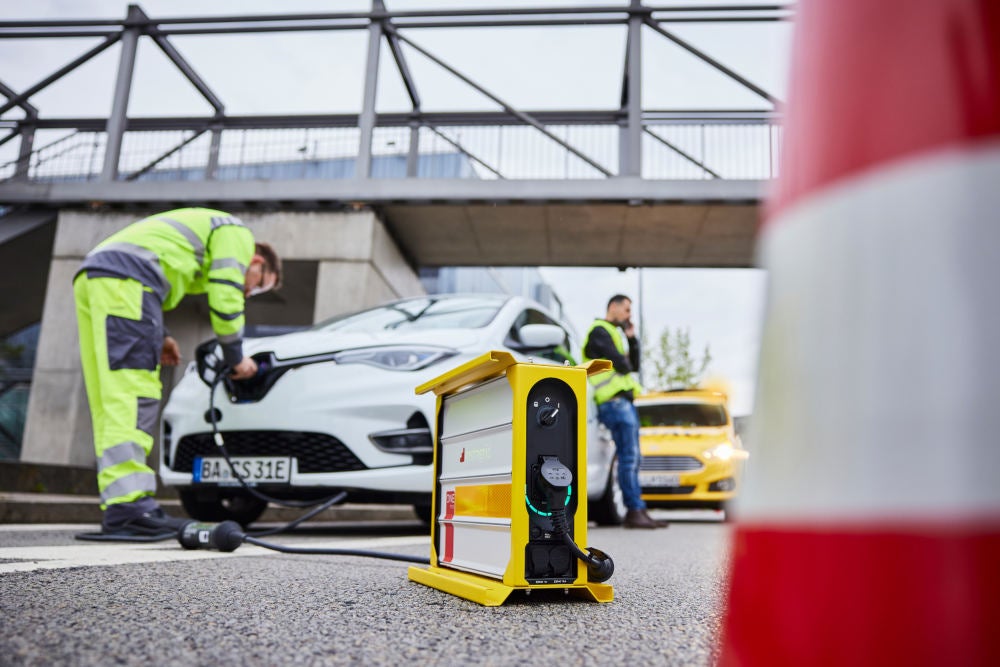 Renault Zoe mit Panne - ADAC hilft