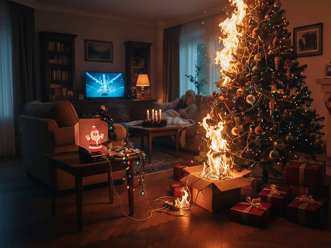 Advent, Advent, der Tannenbaum brennt!