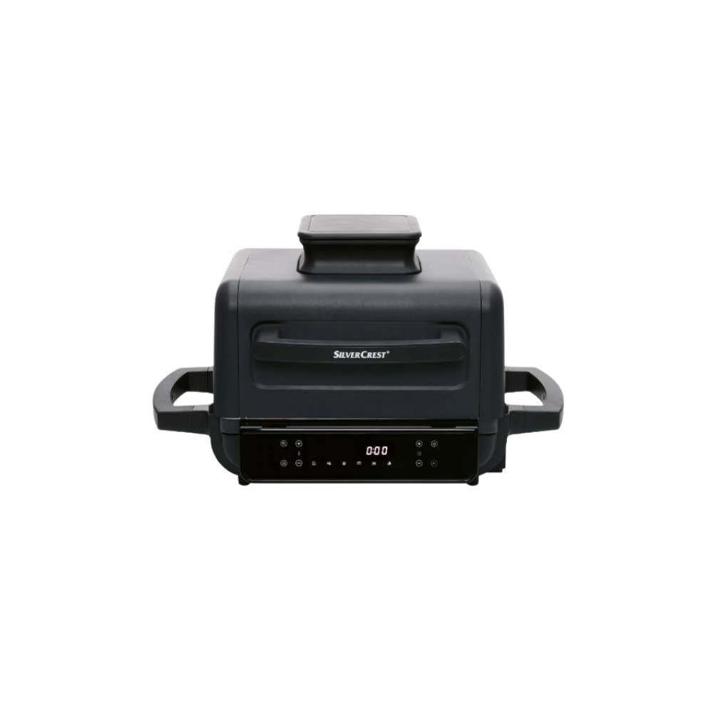 Silvercrest Heißluftfritteuse mit Grill- und Räucherfunktion