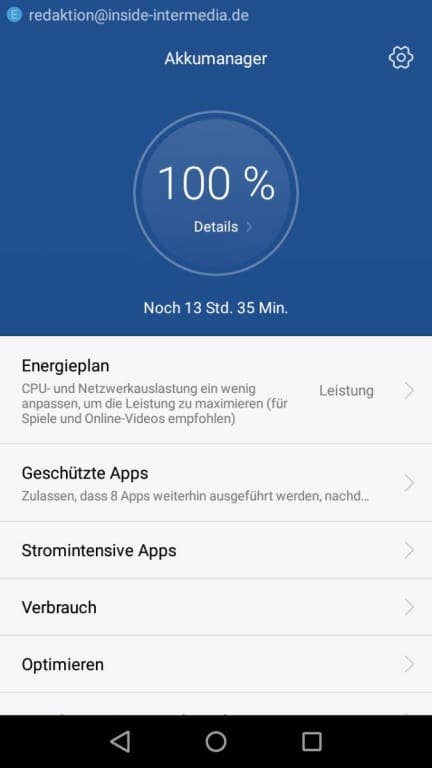 Akkutest Huawei Y6 (2017) Dual SIM
