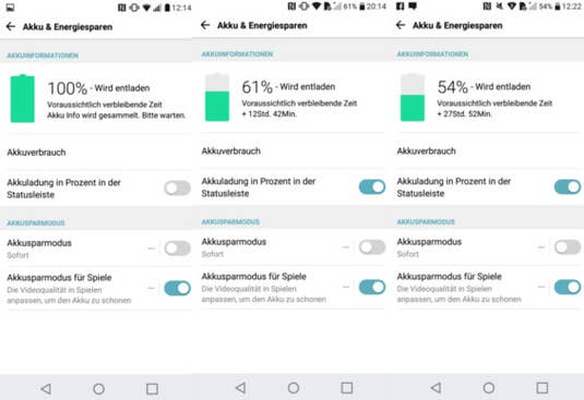 Akkutest LG Q6 Akkutest LG Q6