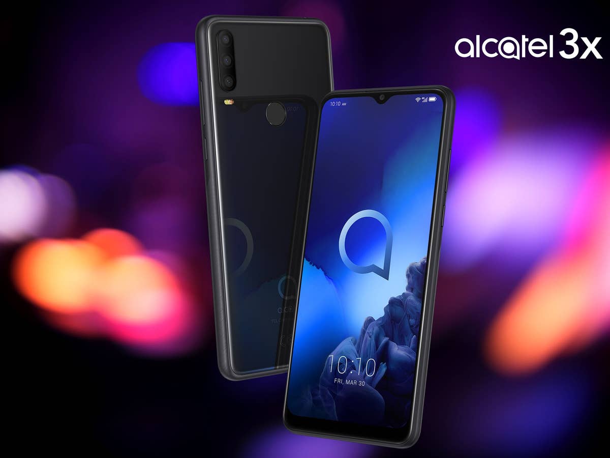 Alcatel 3X (2019) in Schwarz