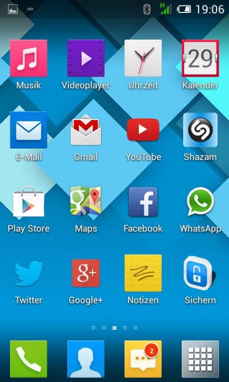 Alcatel One Touch Pop C3 Screenshots