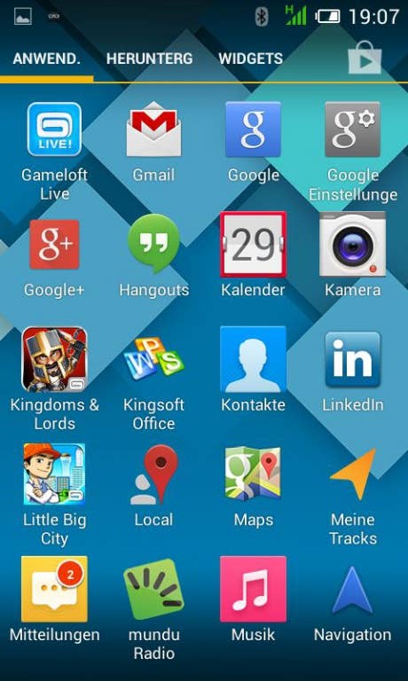 Alcatel One Touch Pop C3 Screenshots