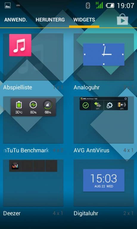 Alcatel One Touch Pop C3 Screenshots